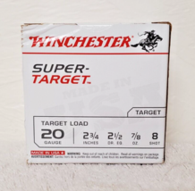 Vintage Winchester Super Target 20 Gauge 8 Shot Empty Ammo Box - £3.95 GBP