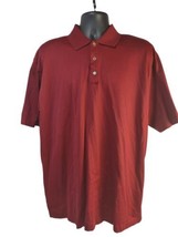 Nike Tiger Woods l Short Sleeve Burgundy Golf Polo Shirt Size XL - $23.97