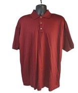 Nike Tiger Woods l Short Sleeve Burgundy Golf Polo Shirt Size XL - $440.27 MXN