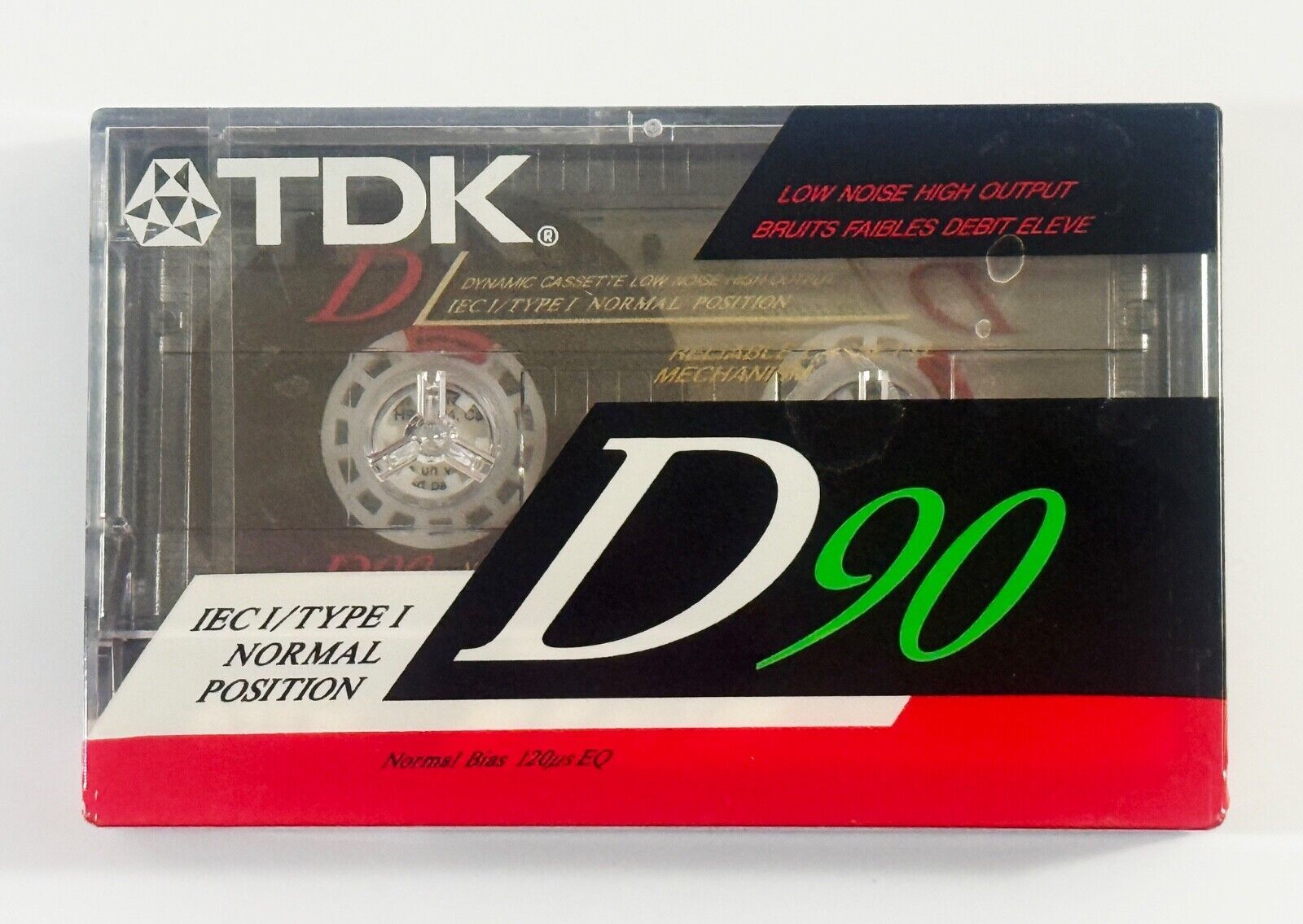 TDK D90 High Output Audio Blank Cassette Tape - Brand New Sealed - $3.95