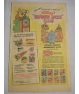 1969 Color Ad Kellogg&#39;s Banana Splits Club Membership Kit - £6.26 GBP