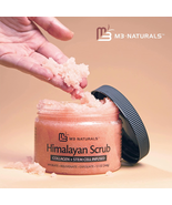 Himalayan Salt Scrub Face Foot &amp; Body Exfoliator Infused with Collagen a... - £25.46 GBP