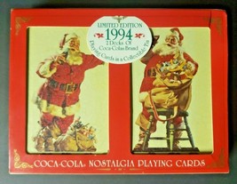 1994 Limited Edition Coca-Cola Playing cards (2 decks) in a Collectible Tin U72 - £13.30 GBP