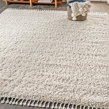 Bohemian Modern Contemporary Solid Easy-Cleaning Bedroom Kitchen Living, Rug. - £157.57 GBP