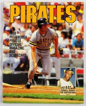 1988 Giants @ Pittsburgh Pirates Scorebook Unscored Barry Bonds Bonilla ... - $14.84