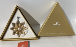 Swarovski Crystal SCS 2013 Christmas Ornament #5004491 Gold - £101.68 GBP