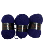 Reynolds Signature Acrylic/Wool Yarn Lot of 3 Purple  NEW - $14.24