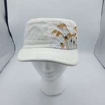 New Womens Hat, Cap One Size Fits Most, Fitted, White Comfy, Trees - £9.37 GBP