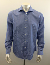 Michael Kors Men&#39;s  LG 16  34/35  Blue Long  Sleeve  Dress  Shirt   - $13.85