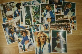 1981 Dallas Cowboys Cheerleaders Football Giant Full Color Photo Cards Set 5 x 7 - £27.62 GBP