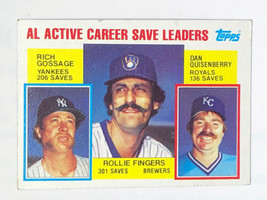 Rollie Fingers 1984 Topps #718 Milwaukee Brewers MLB Baseball Card - £1.35 GBP
