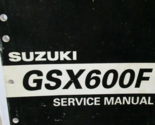 1999 2000 2005 Suzuki GSX600F Servizio Riparazione Negozio Manuale OEM - $28.99