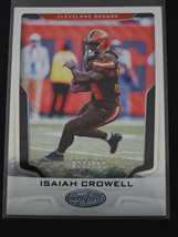 2017 Panini Certified #39 Isaiah Crowell Cleveland Browns Football Card 27/499 - £0.76 GBP