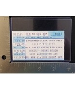 P I L (SEX PISTOLS) / FLESH FOR LULU - VINTAGE NOV 21, 1989 CONCERT TICK... - $186.40 MXN