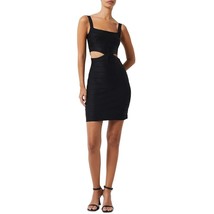 French Connection Women&#39;s Lacs Bandage Bodycon Dress Black M B4HP $168 - $54.95