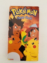 Pokémon Thunder Shock! Vintage 1998 VHS Color Video Tape - £31.98 GBP
