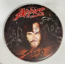 Carmine Appice And Jim Cream Signed Appice Sinister Drum Head Autograph - £116.81 GBP