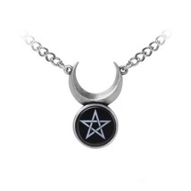 Alchemy P911 Sin-Horned God Pendant Necklace Gothic Pendant England Moon Star - £20.42 GBP