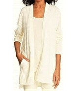 Eileen Fisher Silk/Organic Cotton Cardigan Size- M Ivory - £94.15 GBP