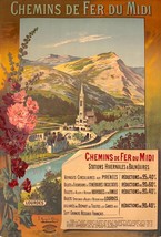 Lourdes Travel Poster – based on a Vintage French Travel Poster – Catholic Art P - £10.04 GBP+