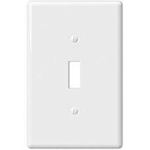 Amerelle 3000TW Metro Wallplate, 1 Toggle, Ceramic, White, 1-Pack - $9.95