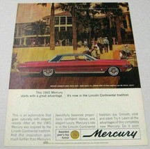 1965 Print Ad Mercury 4-Door Car Doral Beach Hotel Miami,FL - $14.10