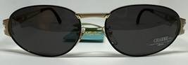 NEW RARE Vintage CHARME Attiva Sunglasses Italy Shades Black/ Gold Frame Antique - £103.47 GBP