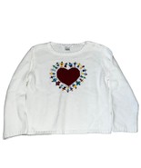 Janie and Jack Vintage World Peace on Earth Girls Sweater 4T NWOT - $52.49 CAD