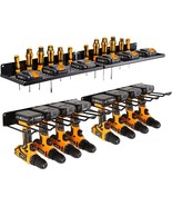 Power Tool Organizer With Charging Station, Drill Holder Wall Mount, Garage - £37.75 GBP