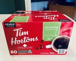 Tim Hortons Coffee K Cups SingleServe DECAF 80 ct Canada - $46.74