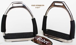 English 4-3/4" Wide Flex Irons Double Jointed Riding Stirrups 51121 - $39.59 English 4-3/4" Wide Flex Irons Double Jointed Riding Stirrups 51121 - $39.59