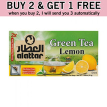 Buy 2 Get 1 Free | Alattar Green Tea Lemon 15 Bag - £25.57 GBP