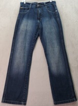 Southpole Jeans Men&#39;s Size 29 Blue Denim Cotton Casual Flat Front Straig... - £19.51 GBP