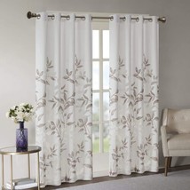 Madison Park Cecily Floral Print Curtain Panel, 50X84 - £47.96 GBP