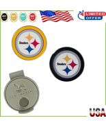 Durable Pittsburgh Steelers Golf Hat Clip with Ball Markers - Game Day R... - $525.30 MXN