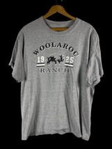 Woolaroc Ranch T Shirt Size XL Mens / Adult Gray Graphic Short Sleeve We... - £44.00 GBP
