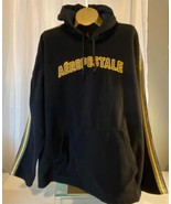 Black Aeropostale Ladies Hoodie Hooded Sweatshirt  Pullover Jacket Embro... - $556.56 MXN