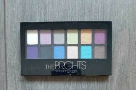 Maybelline New York 12 Color The Brights Eyeshadow Palette New - $8.93