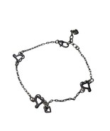 Brighton Tuscan Heart Silver Anklet Retired J13 - $704.12 MXN