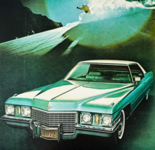 1972 Cadillac Advertisement Vintage Automobile Luxury Vehicle GM DWW10E - $24.99