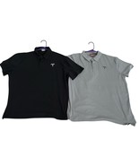 TESLA Motors Embroidered logo Employee POLO SHIRT XL Gray &amp; Blk  Car (Lo... - $64.68 CAD