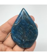 42.3g, 2.6&quot; x 1.8&quot; Blue Apatite Cabochon Large Drop Shape @Madagascar,B1650 - £10.19 GBP