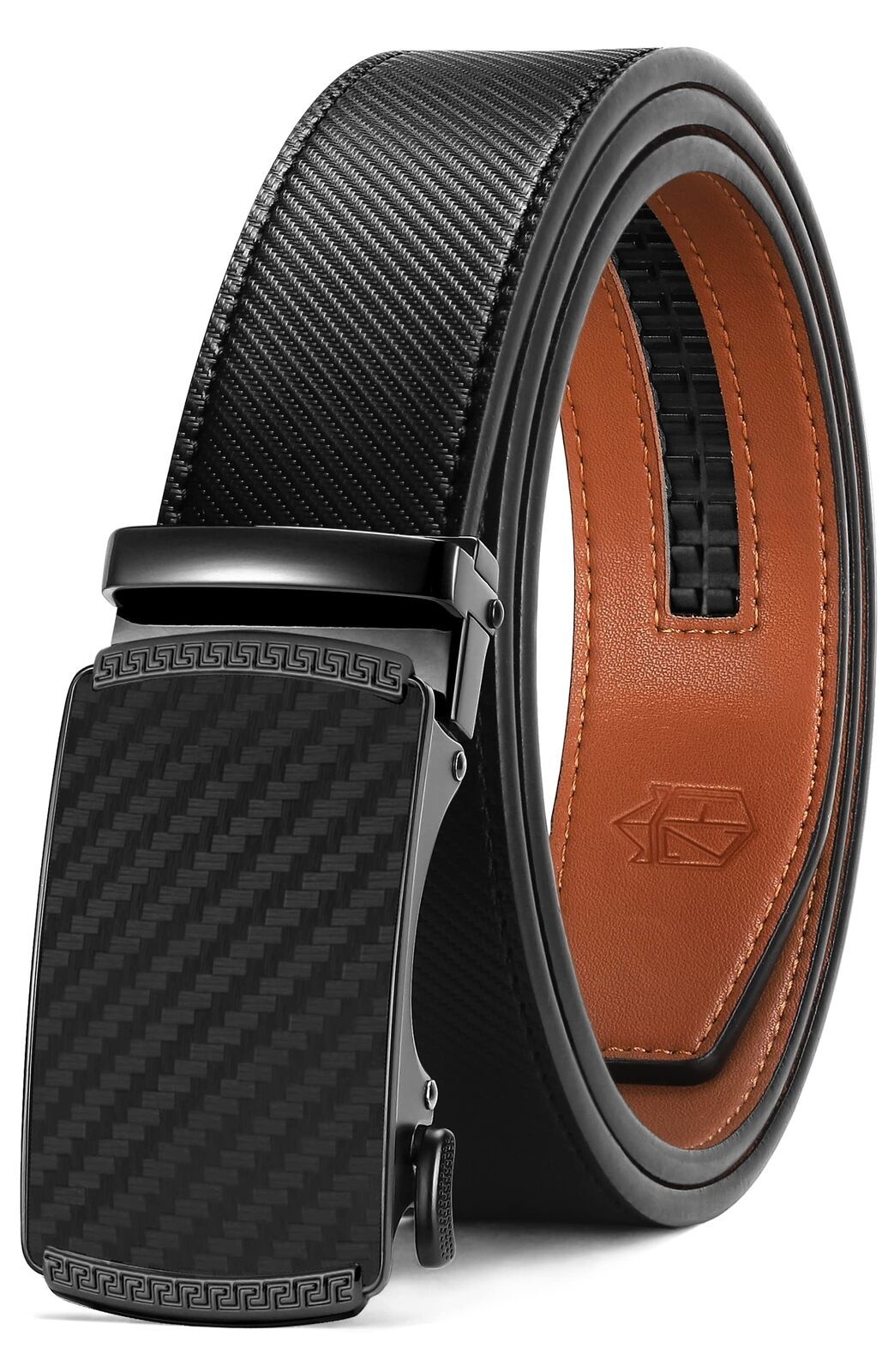 Zitahli Belt Men, Ratchet Belt Dress with 1 3/8" Premium Leather,Slide Belt wit