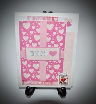 Feel the Love Greeting Card, Single 4x5.5 Love you Card, Proposal, Engag... - $3.99