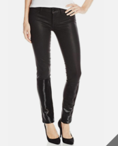 DL1961 Emma Coated Pony Hair Legging Jeans In 2366 Montgomery Black Size 31 NWT - £64.33 GBP