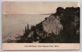 Benton Harbor MI Higman Park Lake Michigan 1908 To Long Pine NE Postcard A34 - $9.95