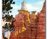 Queen Victoria Bryce Canyon Naitonal Park Utah UT UNP Linen Postcard Z5 - £2.29 GBP