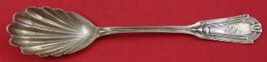 Keystone by Whiting Sterling Silver Sugar Spoon with Shell Bowl 6 1/4&quot; - £52.75 GBP