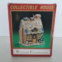 Vintage Mini Christmas House That Opens With Reindeer On The Roof ~ Very Unique - £24.52 GBP