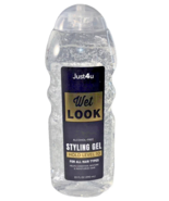 2x Just4u Wet Look Styling Gel 20oz-Hold Level 10-AllTypes Hair Conditio... - $37.34 CAD